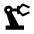blockchain manufacturing icon